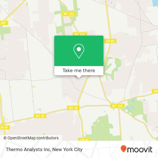 Thermo Analysts Inc map