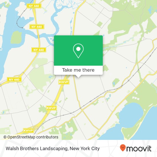 Walsh Brothers Landscaping map