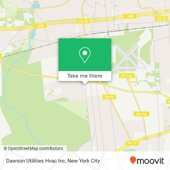 Dawson Utilities Hvac Inc map