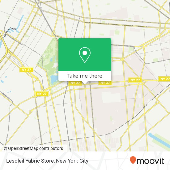 Mapa de Lesoleil Fabric Store