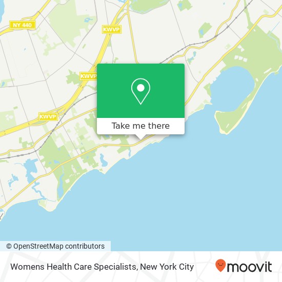Womens Health Care Specialists map