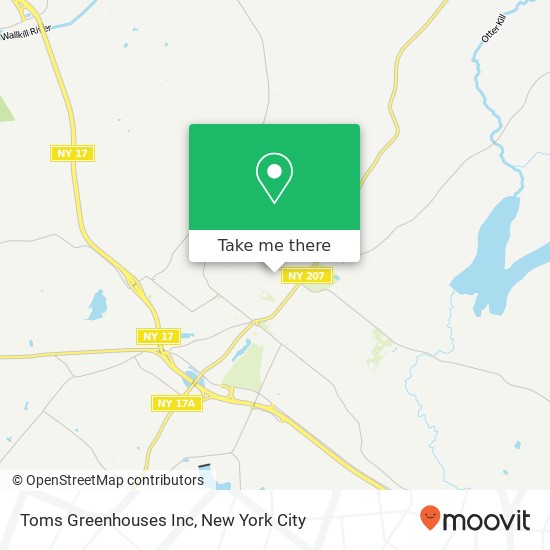 Mapa de Toms Greenhouses Inc