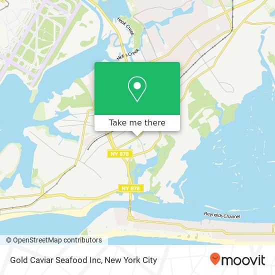 Gold Caviar Seafood Inc map