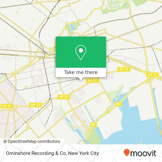 Mapa de Ominshore Recording & Co