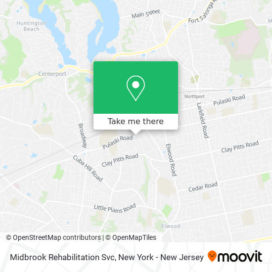 Midbrook Rehabilitation Svc map