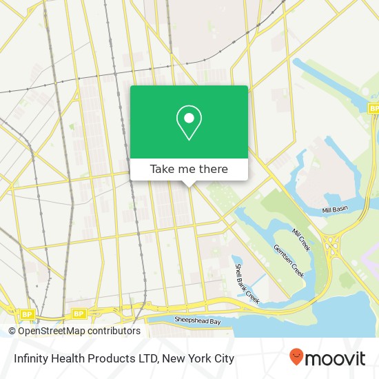 Mapa de Infinity Health Products LTD