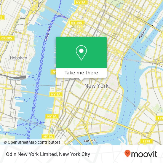 Odin New York Limited map