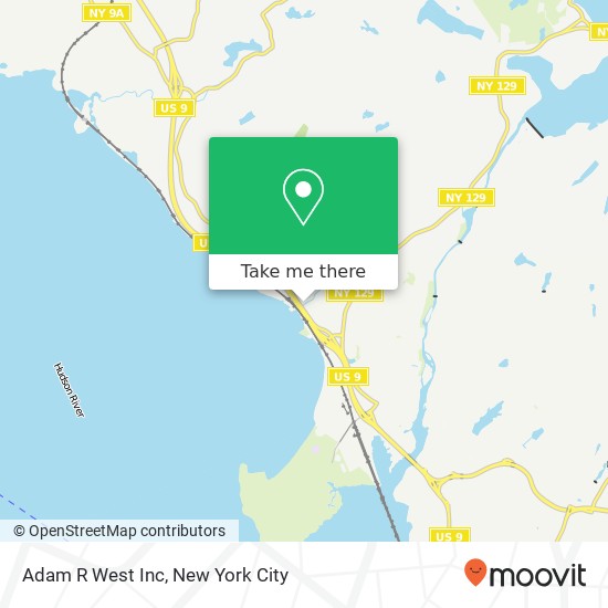 Mapa de Adam R West Inc