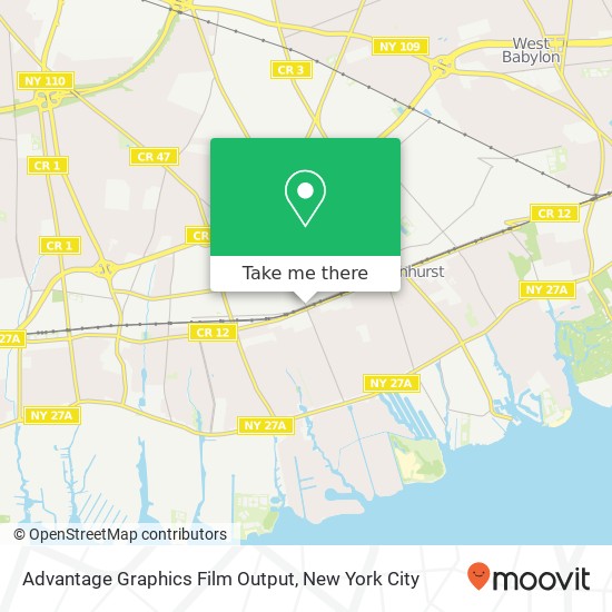 Advantage Graphics Film Output map