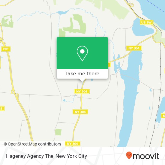 Mapa de Hageney Agency The