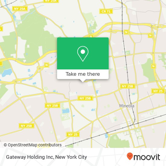 Mapa de Gateway Holding Inc