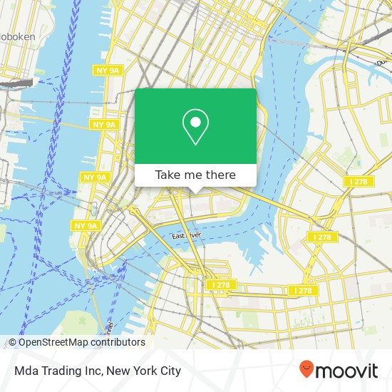 Mda Trading Inc map