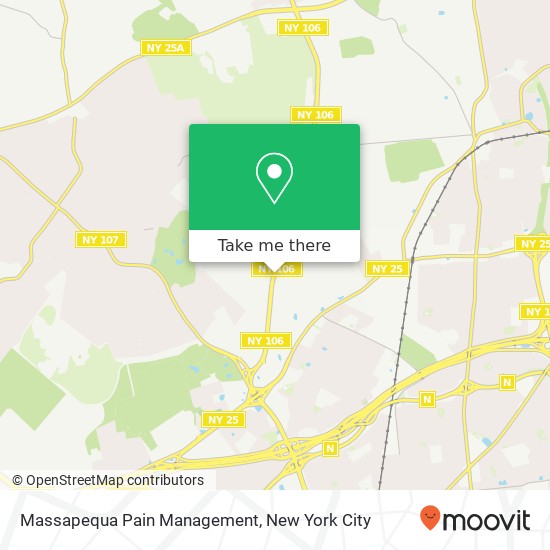 Mapa de Massapequa Pain Management