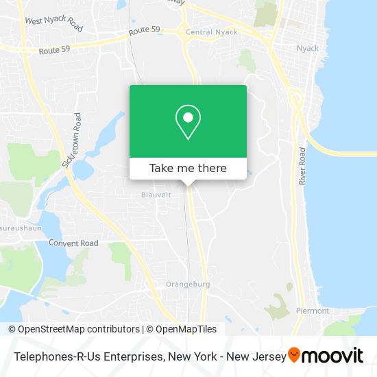 Telephones-R-Us Enterprises map