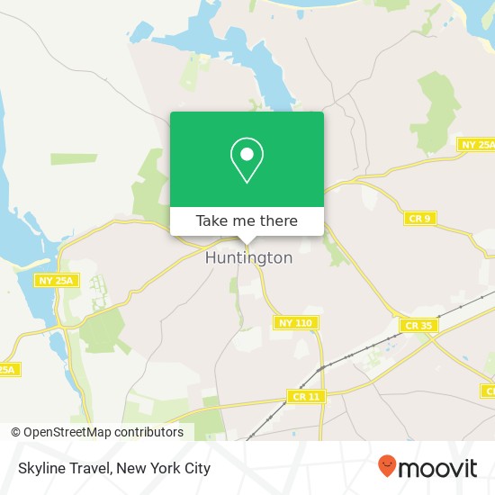Mapa de Skyline Travel