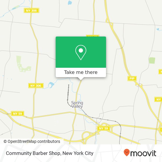 Community Barber Shop map