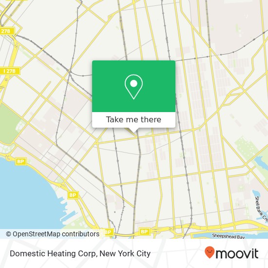 Domestic Heating Corp map