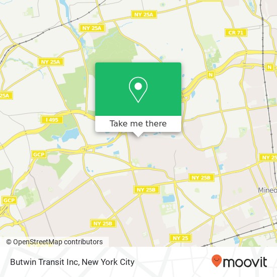 Butwin Transit Inc map