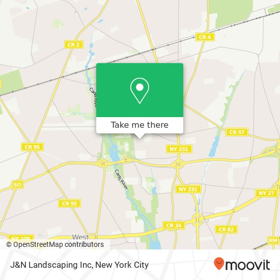 Mapa de J&N Landscaping Inc