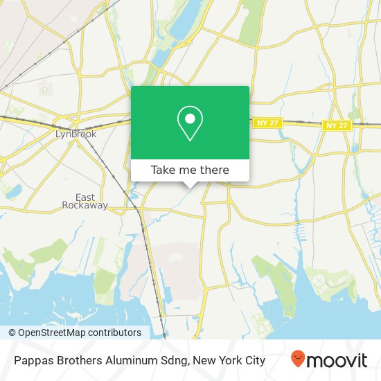 Mapa de Pappas Brothers Aluminum Sdng