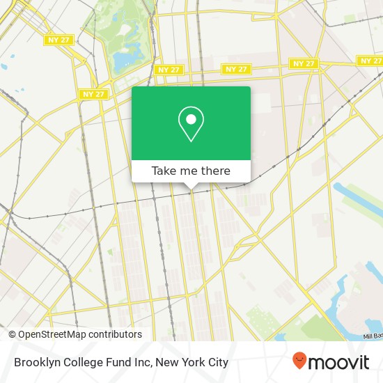 Brooklyn College Fund Inc map