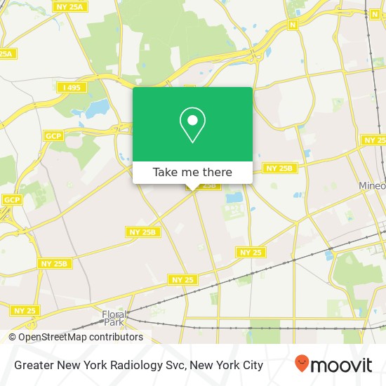 Mapa de Greater New York Radiology Svc