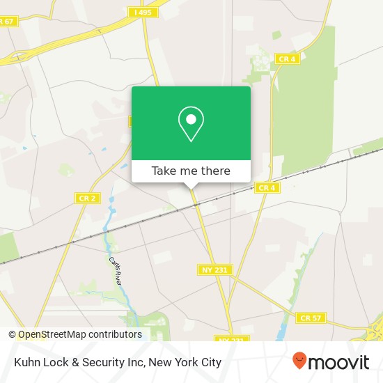 Mapa de Kuhn Lock & Security Inc