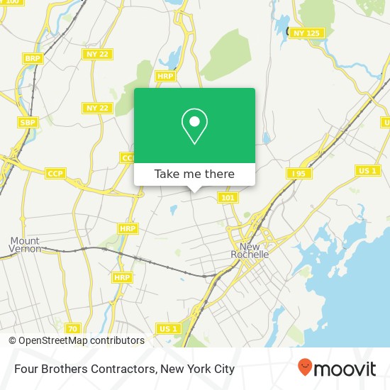 Four Brothers Contractors map