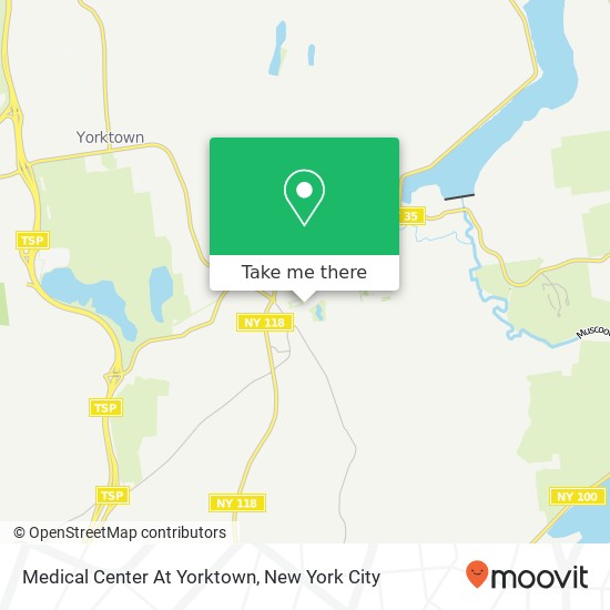 Medical Center At Yorktown map