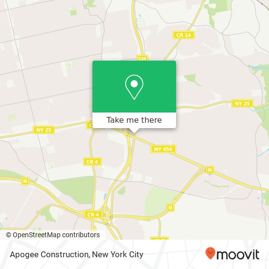 Apogee Construction map