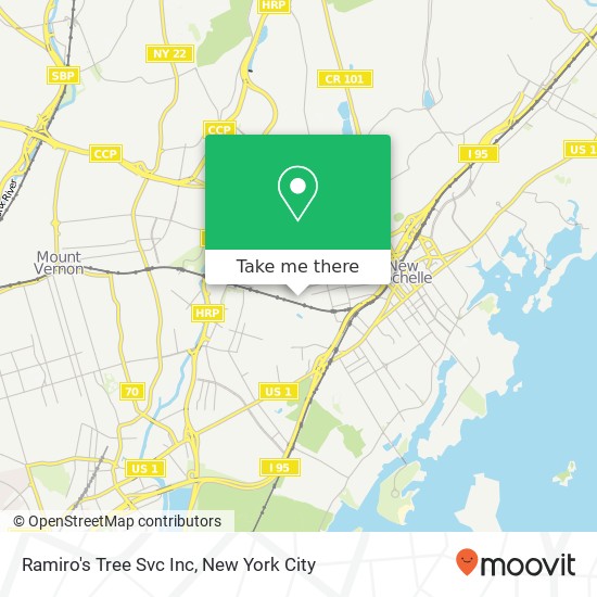 Ramiro's Tree Svc Inc map