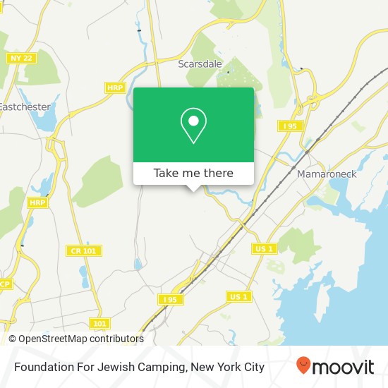 Mapa de Foundation For Jewish Camping