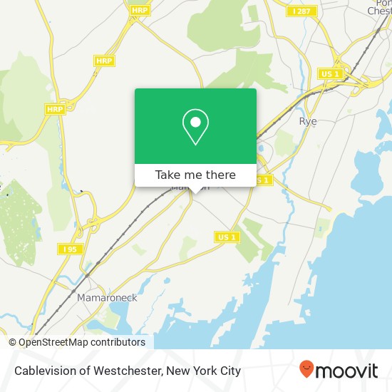 Cablevision of Westchester map