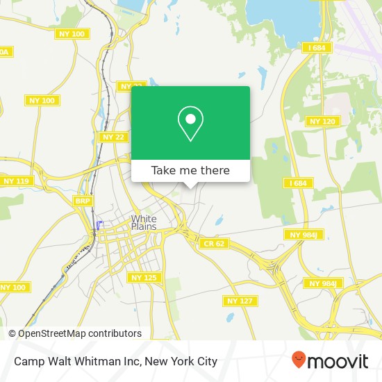 Camp Walt Whitman Inc map