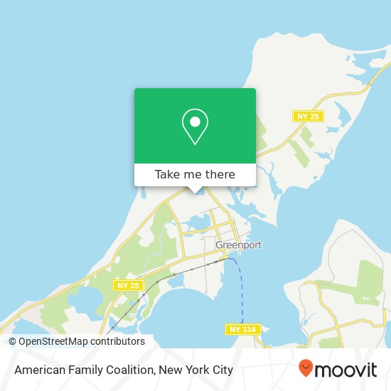 Mapa de American Family Coalition