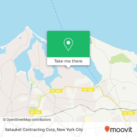 Mapa de Setauket Contracting Corp