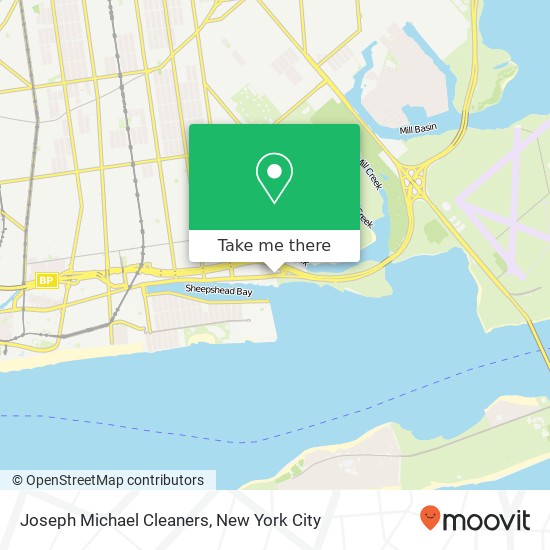 Joseph Michael Cleaners map