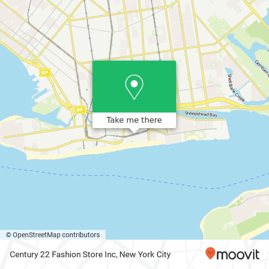 Mapa de Century 22 Fashion Store Inc