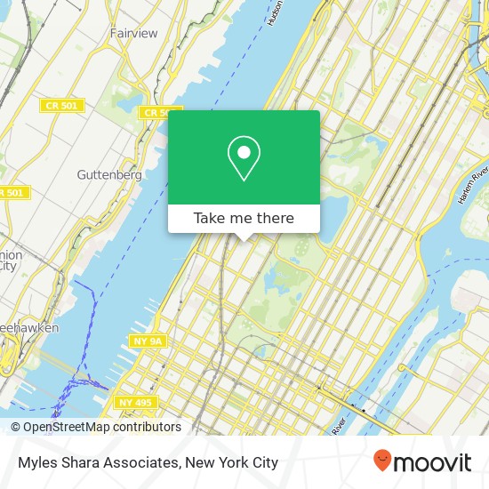 Myles Shara Associates map