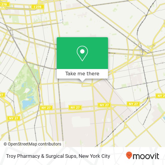 Troy Pharmacy & Surgical Sups map