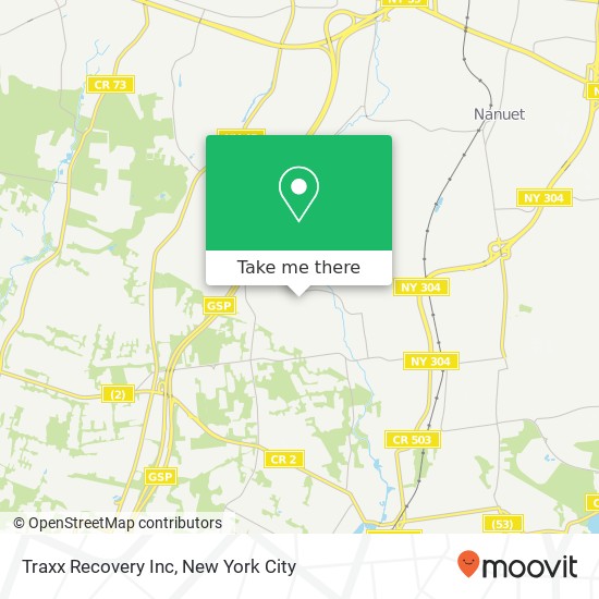 Traxx Recovery Inc map