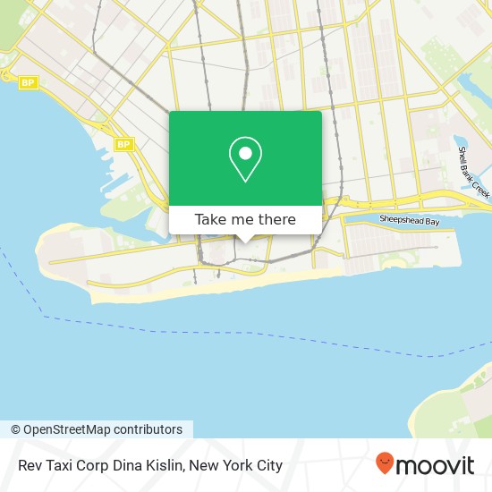 Mapa de Rev Taxi Corp Dina Kislin