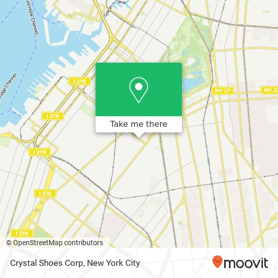 Mapa de Crystal Shoes Corp