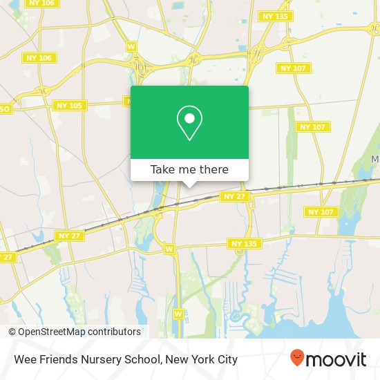 Mapa de Wee Friends Nursery School