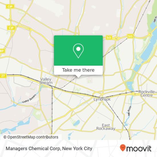 Managers Chemical Corp map