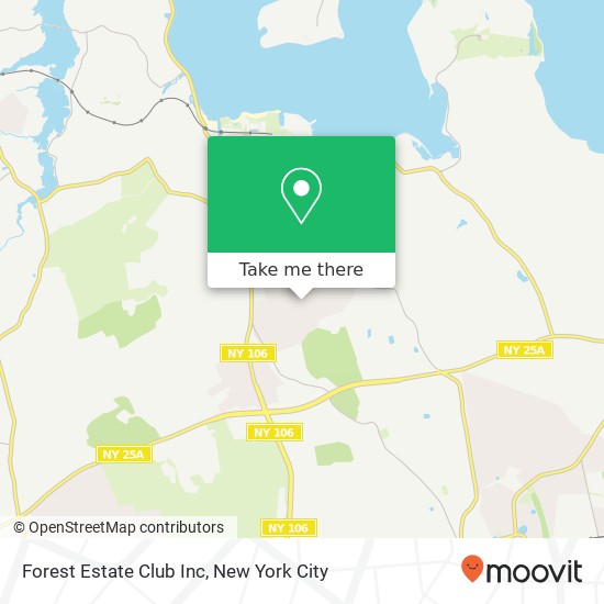 Forest Estate Club Inc map