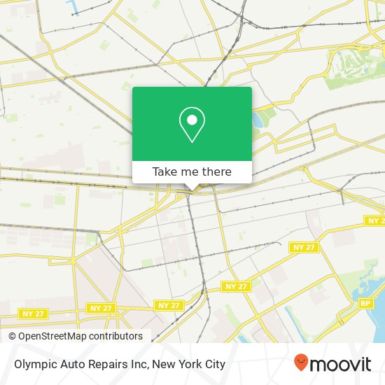 Mapa de Olympic Auto Repairs Inc