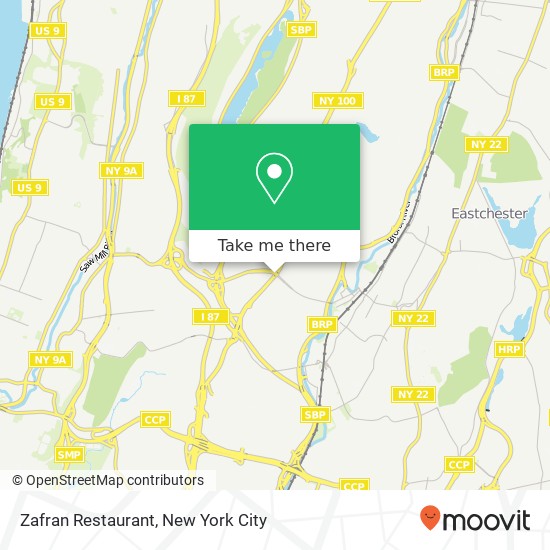 Mapa de Zafran Restaurant