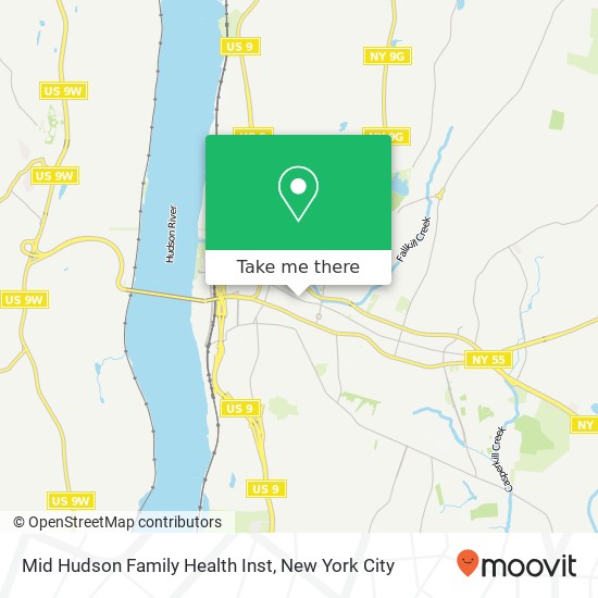 Mapa de Mid Hudson Family Health Inst