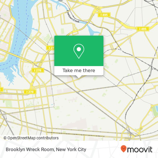 Mapa de Brooklyn Wreck Room